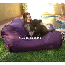 Majestic товары для дома фиолетовый мешок бобов шезлонг, темно-синий