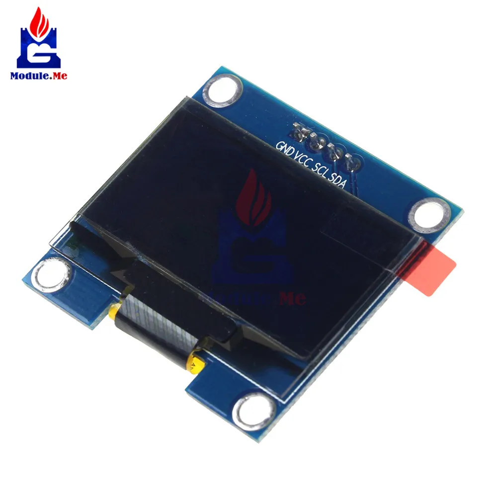 Синий 4PIN 1,3 "1,3 дюймов IIC I2C серийный 128x64 SSH1106 OLED ЖК-дисплей Экран дисплея модуль для Arduino 12864 ЖК-дисплей Экран доска 4 PIN