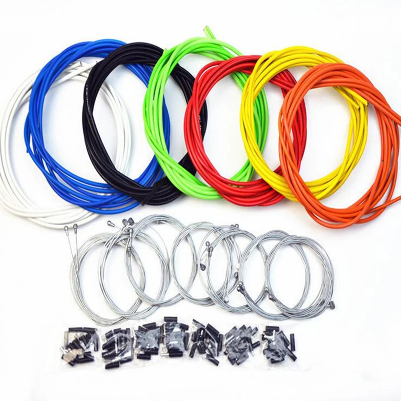 

MTB mounain JAGWIRE Housing Cable Hose Kit Brake Shifter cables Fixed Road Brake Line Shift Brake Cable Sets Steel Speed line