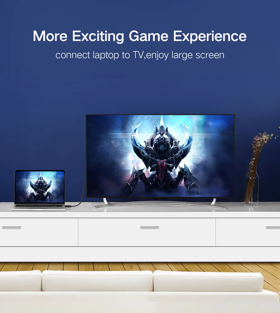 Кабель HDMI штырь высокоскоростной адаптер 3D 4K 1080P для LCD TV PS3 кабель ноутбука