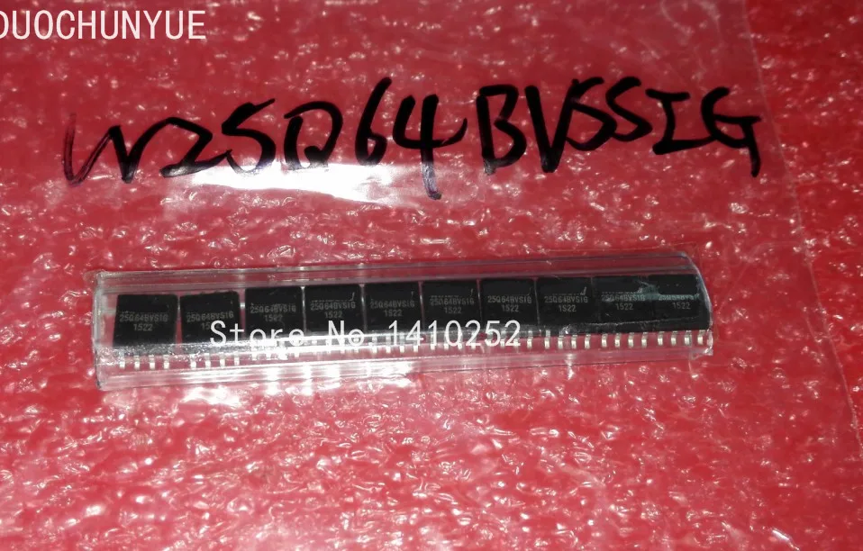50 Uds W25Q64BVSSIG W25Q64BVSIG 25Q64BVSIG SOP8 nuevo envío gratis ...