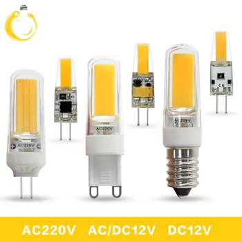 

Lowest price COB LED Bulb SMD 2835 LED G4 G9 LED lamp 6W 9W 12W led Light DC12V AC220V 360 Degree Replace Halogen Lamp