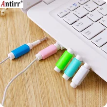 Модный USB кабель для зарядки телефона, защита от цветного кабеля, защита шнура для iphone, органайзер для сматывания кабеля