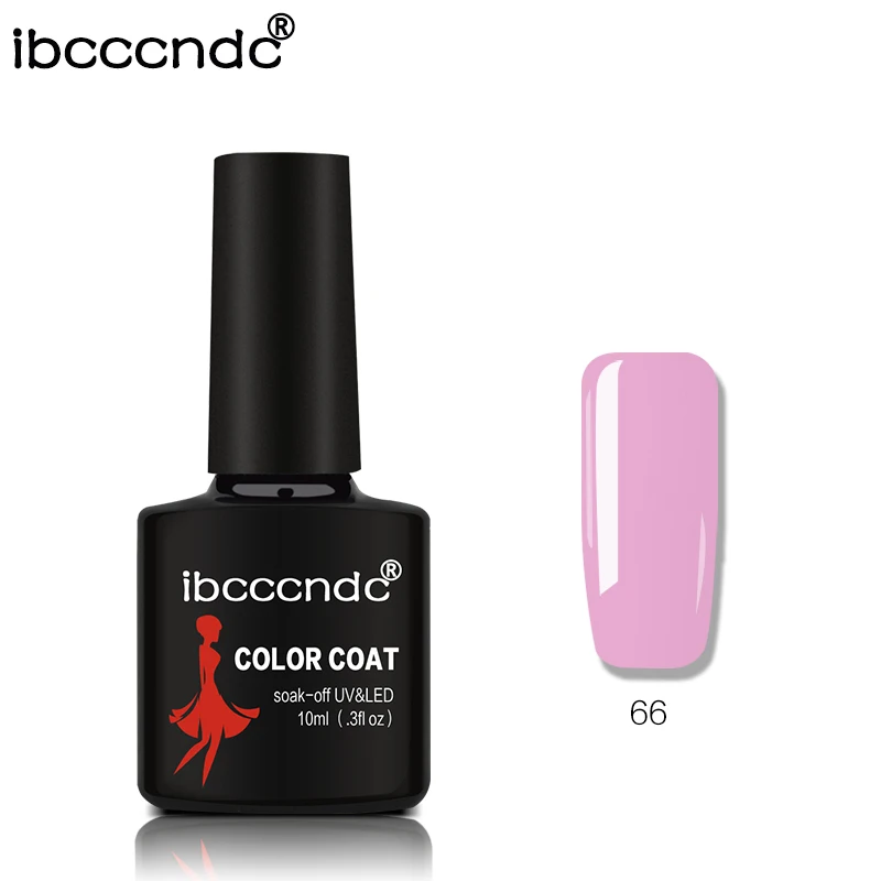 Ibcccndc новейший 10 мл Lucky 80 цветной лак для ногтей UV Led Полупостоянный лак для ногтей профессиональный удаляемый гель лак - Цвет: 66
