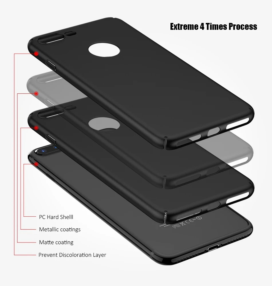 Hard PC Case For iPhone 7 6 6S iPhone 6 7 Plus Smooth Touch Phone Cases For Samsung S8 Plus Galaxy S8 Case (4)