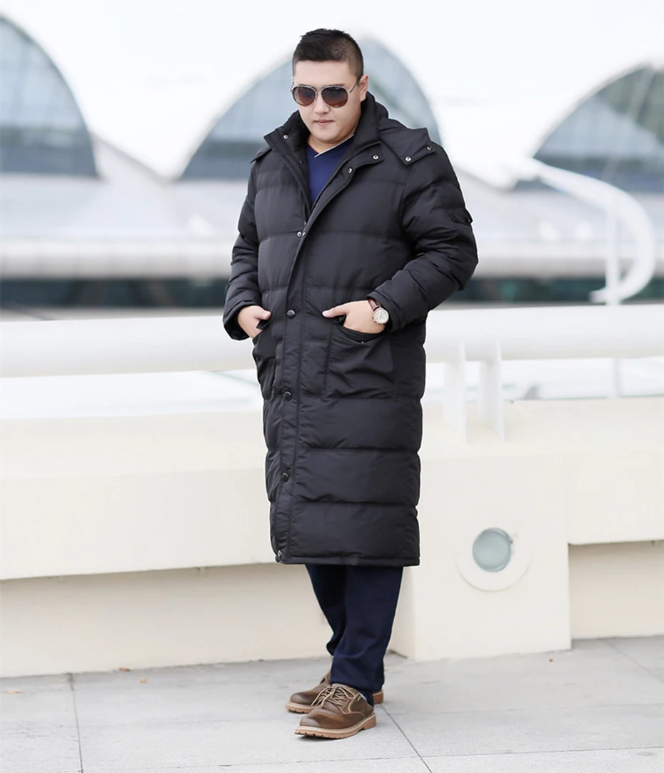 2018 новый плюс Размеры 12XL 10XL зимняя куртка Для мужчин ветровка утолщенная теплая парка зимняя мужская куртка и пальто, обхват груди 170 см 9XL 8XL