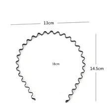 Мужские и женские повязки волнистый обруч для головы Банг фиксированная шпилька для волос застежка для волос Orna для мужчин t