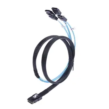 

Mini SAS 36Pin SFF-8087 Port to 4 SATA Ports SATA HDD SSD Adapter OFC Cable