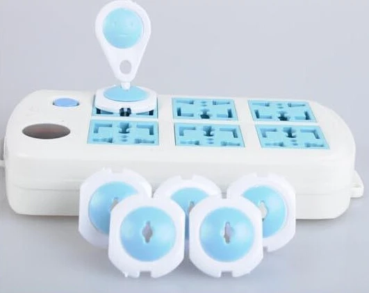 

New Socket Protection Electric Shock Hole Children Care Baby Safety Electrical Security Plastic Safe Lock Cover