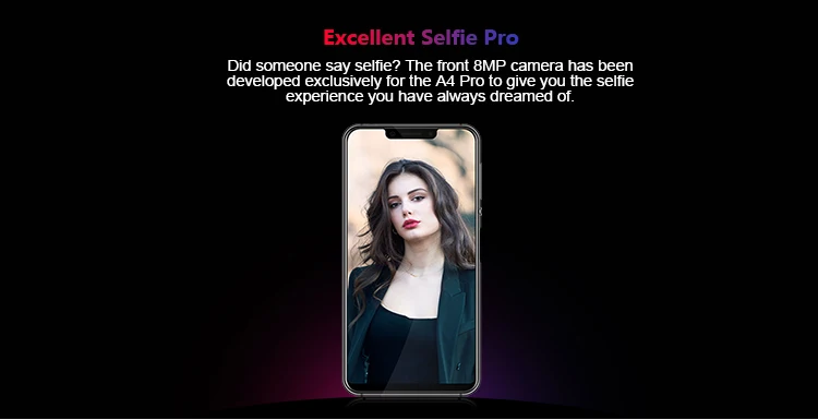 ELEPHONE A4 PRO 4GB RAM 64GB ROM MTK6763 2.0GHz Octa Core 5.85 Inch HD+ Full Screen Side Fingerprint Android 8.1 4G LTE Smartphone