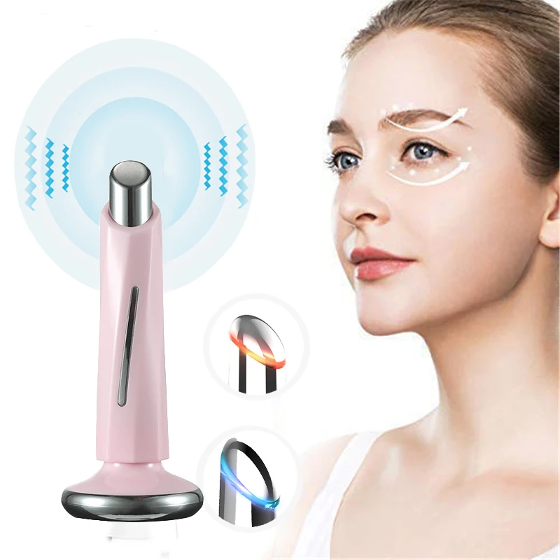

Mini Eye Massage Device Pen Electric Eye Massager Facials Vibration Thin Face Magic Stick Anti Bag Pouch and Wrinkle beauty tool