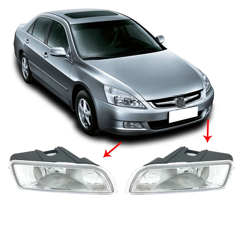 Для Honda Accord 7th 2003-2007 передний бампер туман/дальнего света в сборе (без лампы) 2