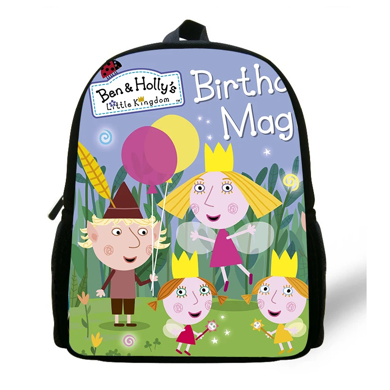 Mochila pequeña de dibujos animados Ben y Holly Kingdom para niñas, mochilas escolares para niños, mochila para niños, mochilas pequeñas para bolsa de libros para niños - AliExpress Maletas y bolsas