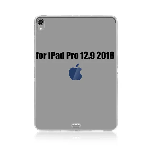 Прозрачный чехол для iPad Pro 12,9 чехол, GOLP ультра тонкий мягкий ТПУ чехол для iPad Pro 11 чехол - Цвет: White-12