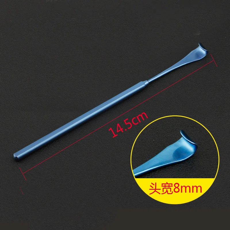 Stainless steel beauty plastic equipment fine eye bag hook eyelid pull hook type double claw double eyelid surgery tool - Цвет: F