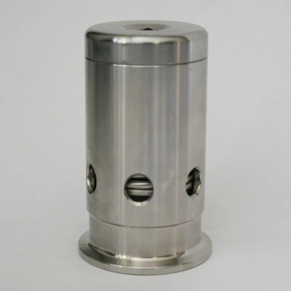 

Sanitary Tri Clamp Pressure Relief/ Vacuum Valve 14.7 -17psi SS304 Stainless Food Grade