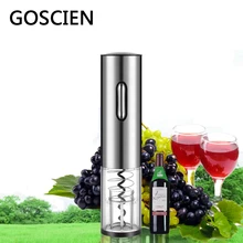 

GOSCIEN Bottle Opener Corkscrew Wine Opener Stainless Steel Automatic Wine Bottle Opener Rechargeable with Foil Cutter