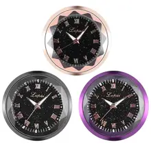 Автомобильные часы-наклейка украшение интерьера автомобиля аксессуары двухсторонний клей с сильной вязкой