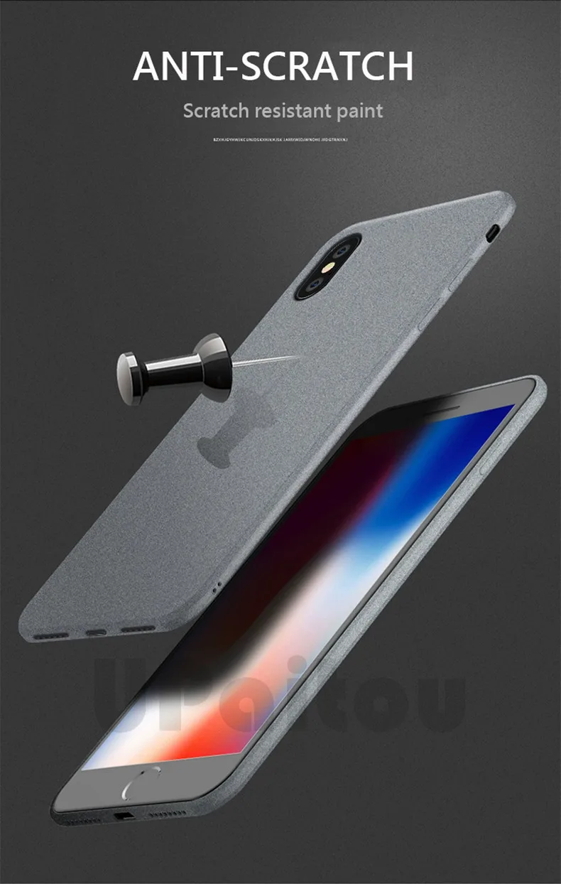 Чехол upaitou для iPhone 11 Pro X XS Max XR 8, 7, 6, 6 S, Plus, 5, 5S SE, устойчивый к появлению отпечатков пальцев чехол мягкий силиконовый Матовый ультратонкий чехол-накладка из ТПУ чехол