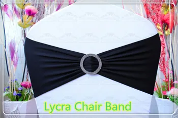

1/2----With Round Buckle---- Spandex/Lycra Band/Expan Chair Bands/Chair cover sash For Wedding Party Banquet Decorations