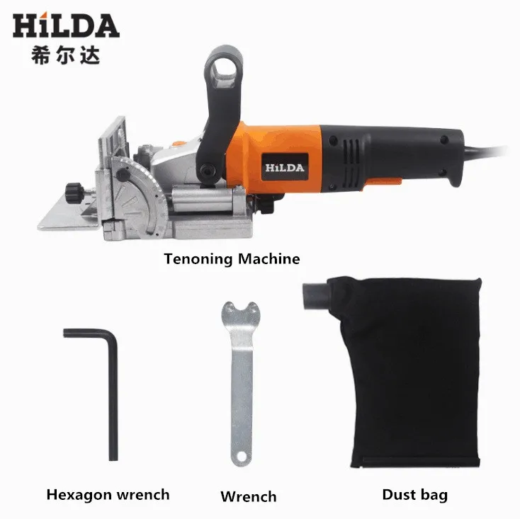 

760W Multi-function Woodworking Tenoning Machine Electric Tool put plank together machine Groover Copper Motor