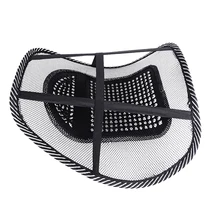 Расслабиться автокресло стул поясничного Талия Массаж сетки подушки Поддержка Pad(черный