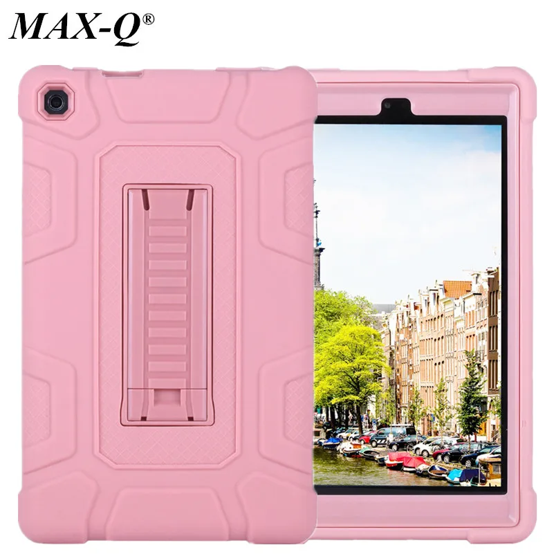 

Luxury For Amazon New Kindle Fire HD 8 2016 Case Drop resistance Shockproof Kids Safe Rugged Armor Impact Silicon+PC Hard Cover