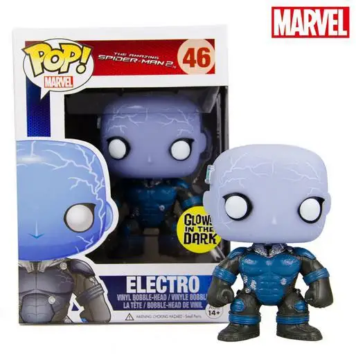 Best Selling! FUNKO POP MARVEL: amazing spiderman movie 2 electro 3.75 inch vinyl figure child doll gift Free Shipping!|doll anime|doll gift boxdoll shoes and accessories -