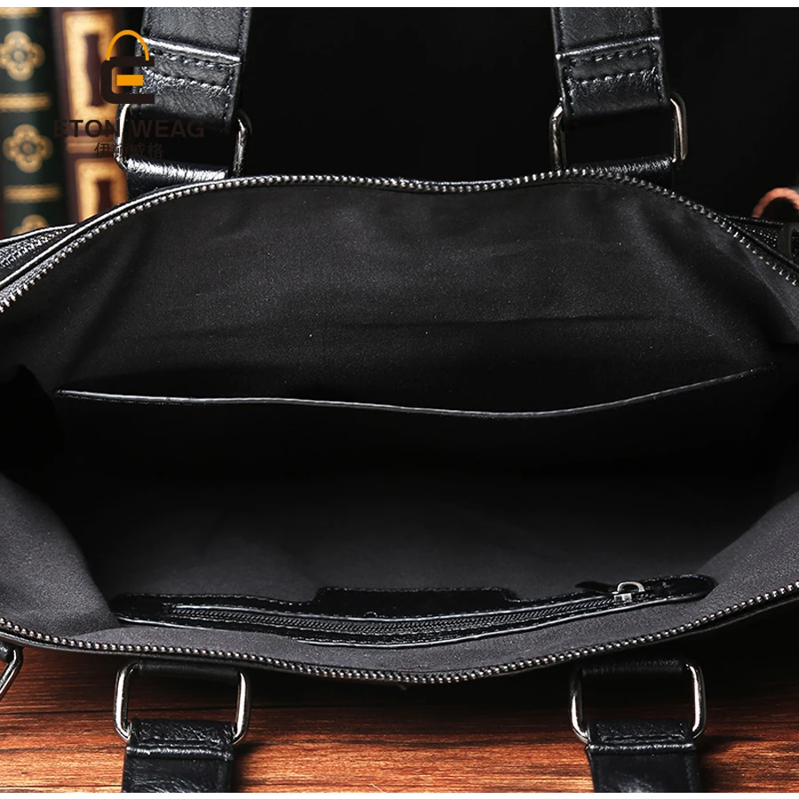 Офисная сумка, сумки для мужчин, портфели, повседневные мужские большие кожаные сумки на плечо для ноутбука, мужские деловые сумки