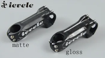 

2017 ievele 3K Full Carbon Fiber Bicycle Road Bike 6 Degree Stem Parts fork 28.6/31.8mm handlebar 25.4/31.8mm 130g Size message