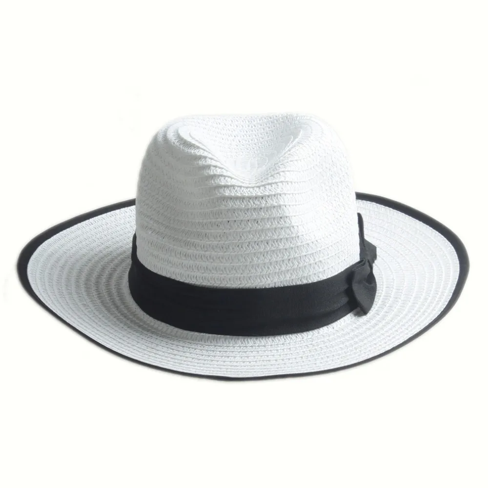 Детские летние соломенные детские шляпы от солнца Boho пляжная мягкая фетровая шляпа с широкими полями шляпа от солнца Панама шляпа Гангстер сомбреро хороший пакет 20