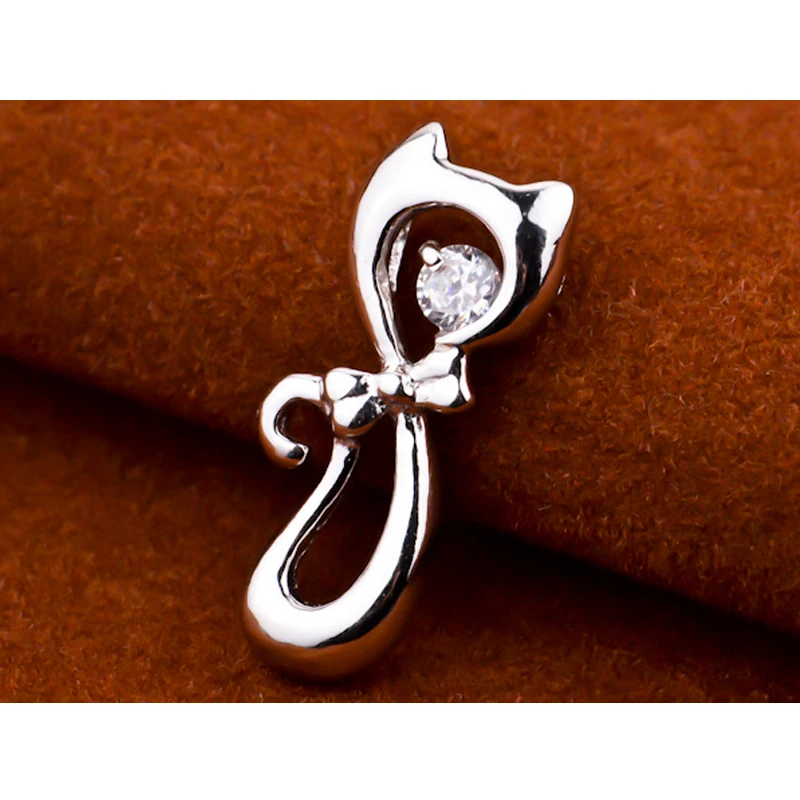 Free Shipping GND0071 Genuine 925 Sterling Silver Necklaces Pendants