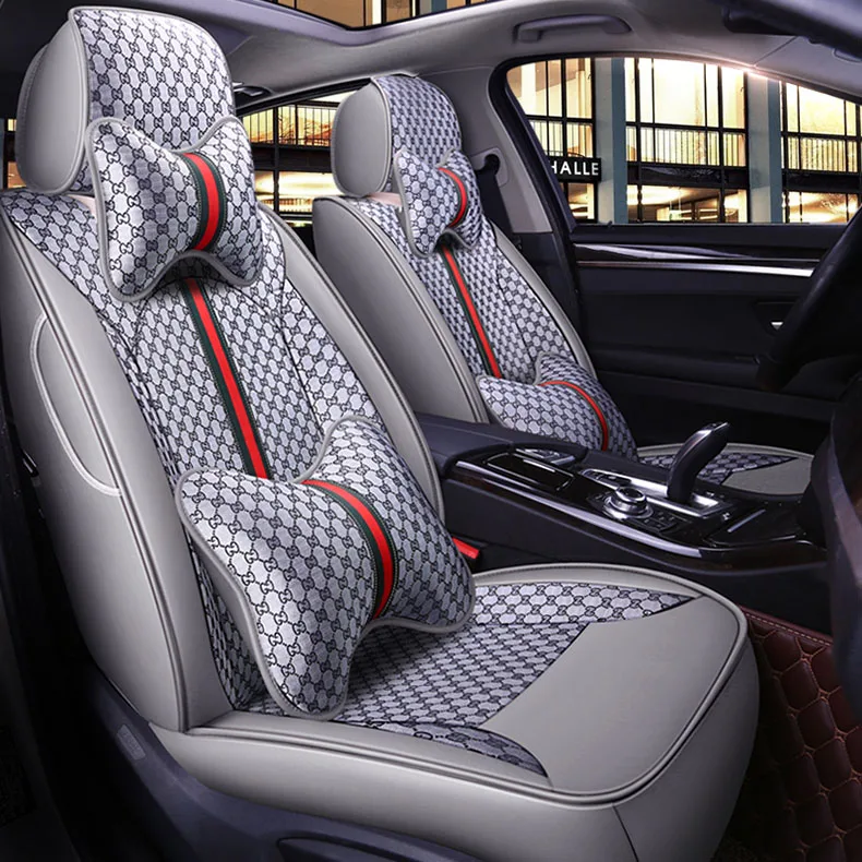 custom car seat cover leather fit for auto Mercedes Benz A B C Class CLA CLK CLS ML GLA GLK GLE
