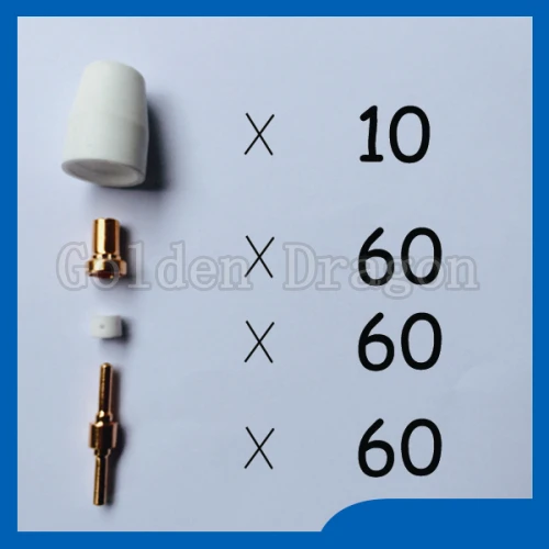 

PT-31 LG-40 Plasma Cutting Cutter Torch Consumables Extended Nozzle TIPs Fit CUT40 CUT-50D CT-312, 190PK