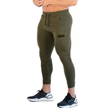 Осенние модные мужские хлопковые спортивные штаны для бега, спортивные штаны для фитнеса и тренировок, мужские повседневные Модные обтягивающие брюки-карандаш, спортивная одежда