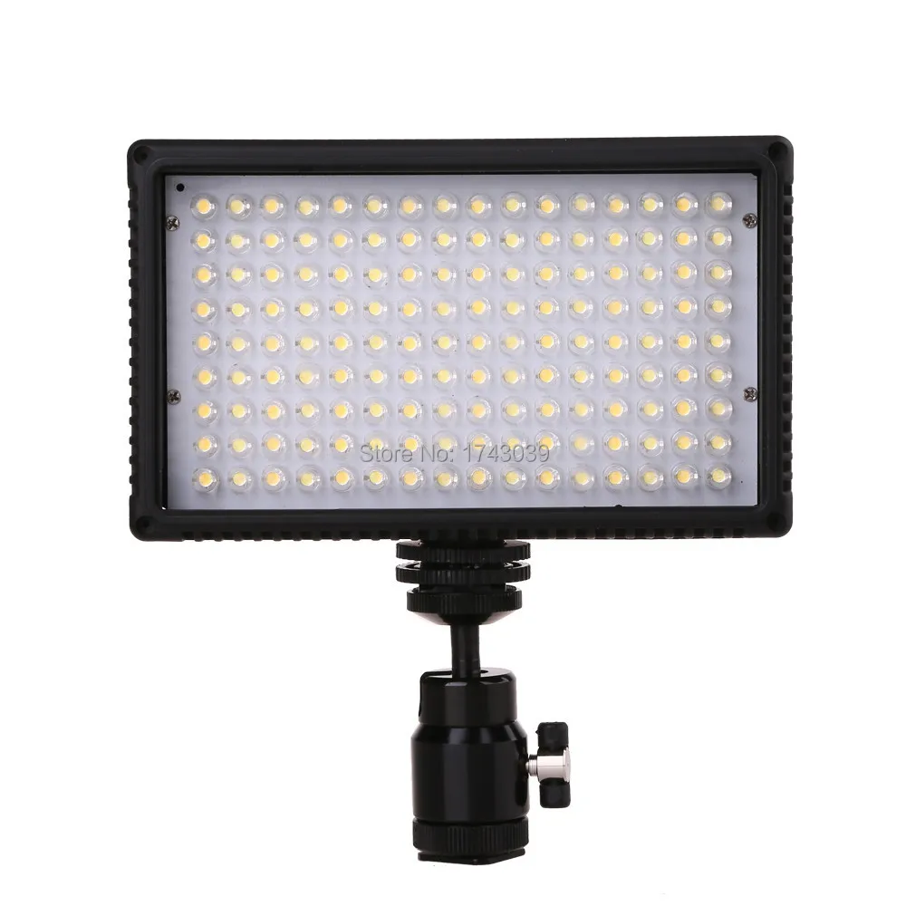  On-Camera 144 Bi color LED Video Light Lamp Dimmable for Canon Nikon Pentax DSLR Camera Video Camco - 32301829469