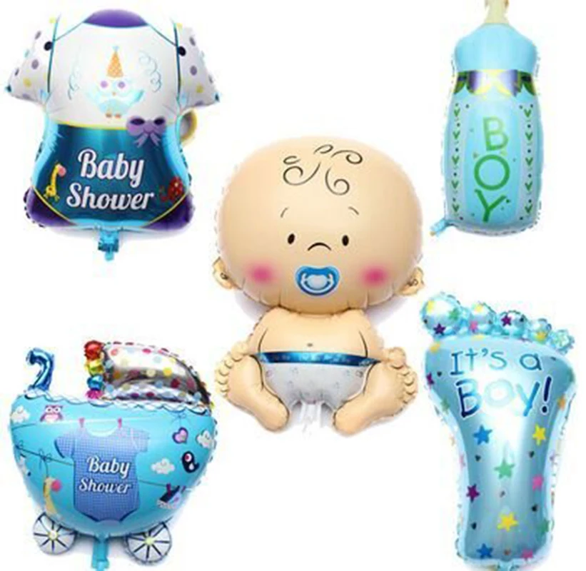 10 Pcs Gender Reveal Balloons - Baby Boy Or Girl Foil Letter Balloons - Mylar Balloons For Baby Shower & Gender Reveal Party - View #8