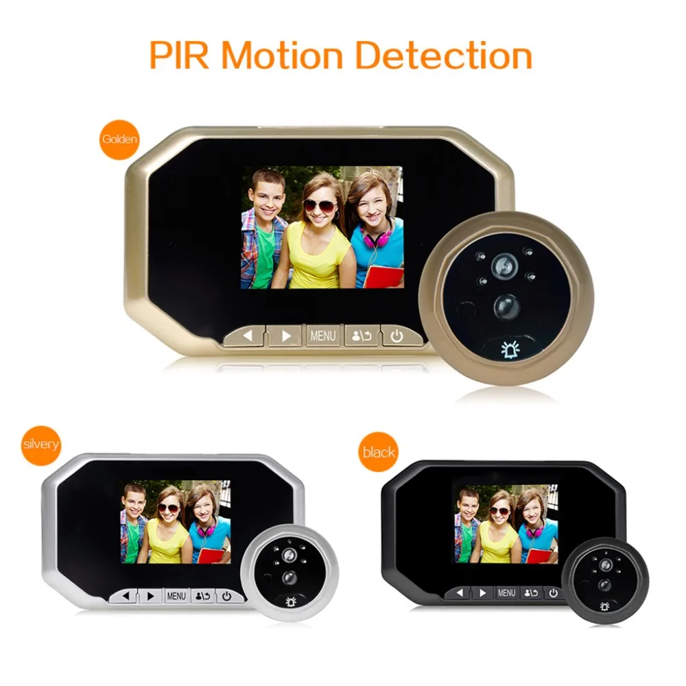 

(1 set) 3.0 inch AHD display intelligent Peephole viewer wire Door intercom 1.3MP night version camera Video door phone system