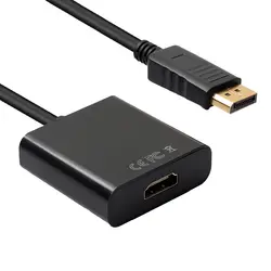 20 см Порт DP штекер HDMI Женский Кабель для монитора конвертер для ноутбука четыре провода подключения HD 1080P адаптер