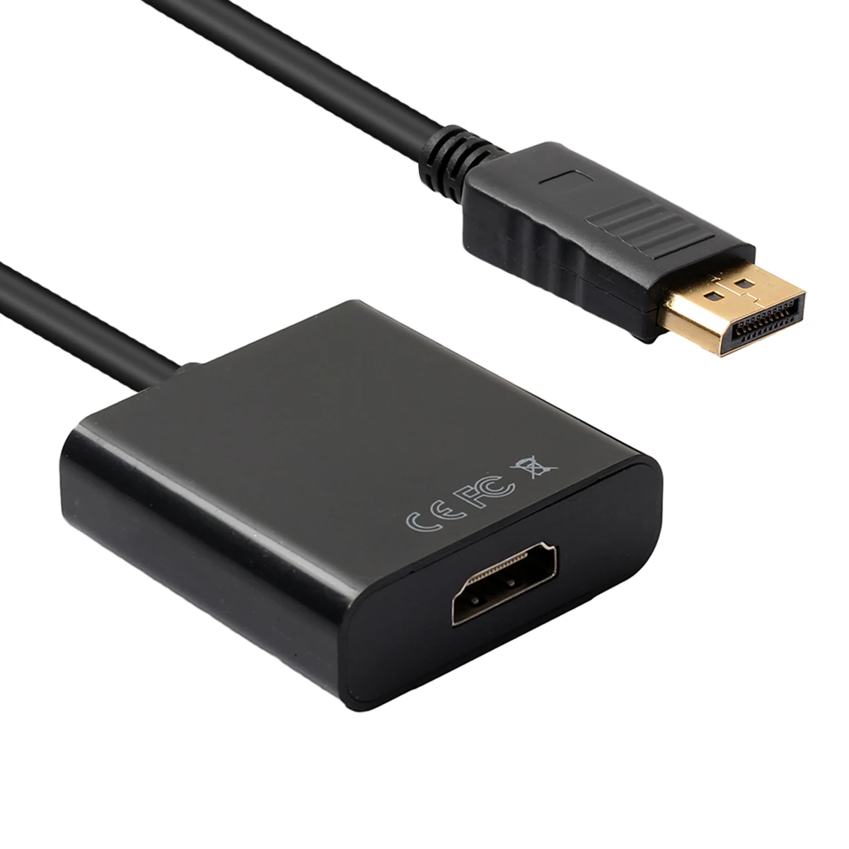 Переходник для кабеля 20 см с портом DP папа на HDMI мама преобразователь дисплея