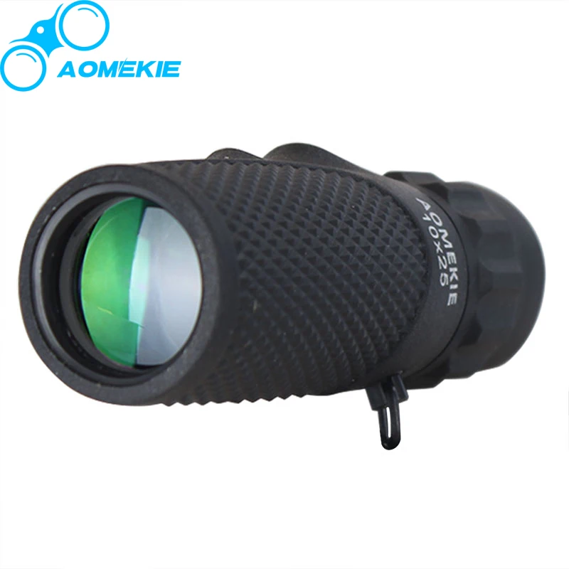 AOMEKIE Mini Monocular 10X25 Rubber Armoured Durable