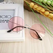 Ретро Круглые Солнцезащитные очки, женские солнцезащитные очки с линзами, сплав, солнцезащитные очки, женские очки, оправа, очки для водителя, автомобильные аксессуары