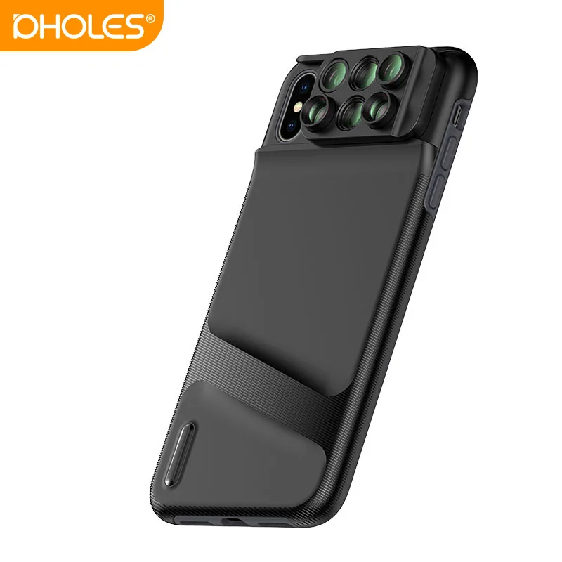 

Dual Camera Lens For Apple iPhone Xs Max Telescope Lens Fisheye Wide Angle Macro Lens For iPhone XS Max 6.5" Phone Lens
