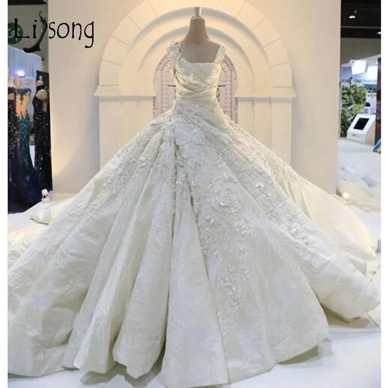 Vintage Luxury Wedding  Dresses  Lebanon  Puffy Bridal  Ball 