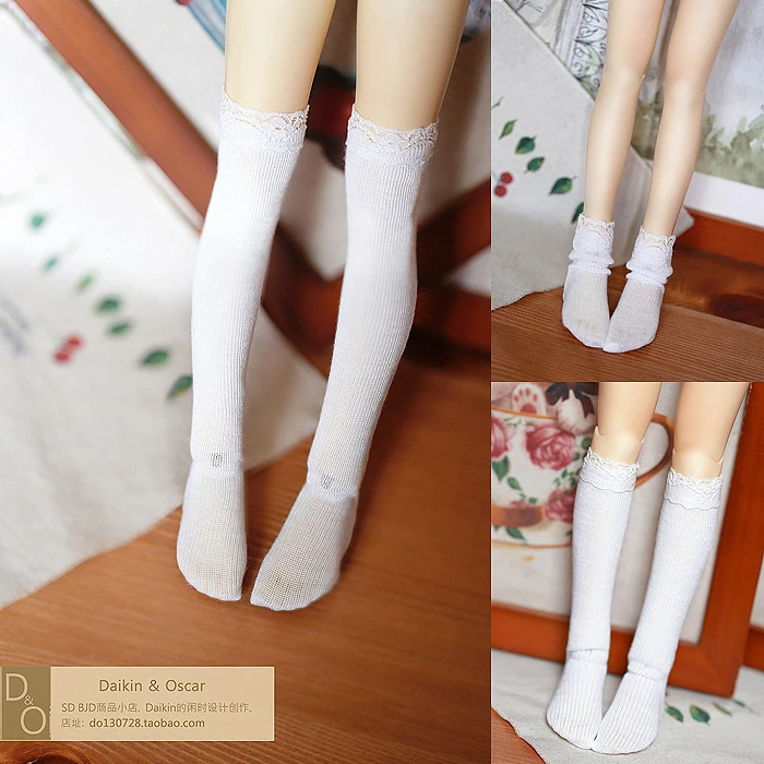 Кукольный Аксессуар bjd кукольный носок для 1/3 1/4 1/6 1/8 1/12 12 дюймов в полоску