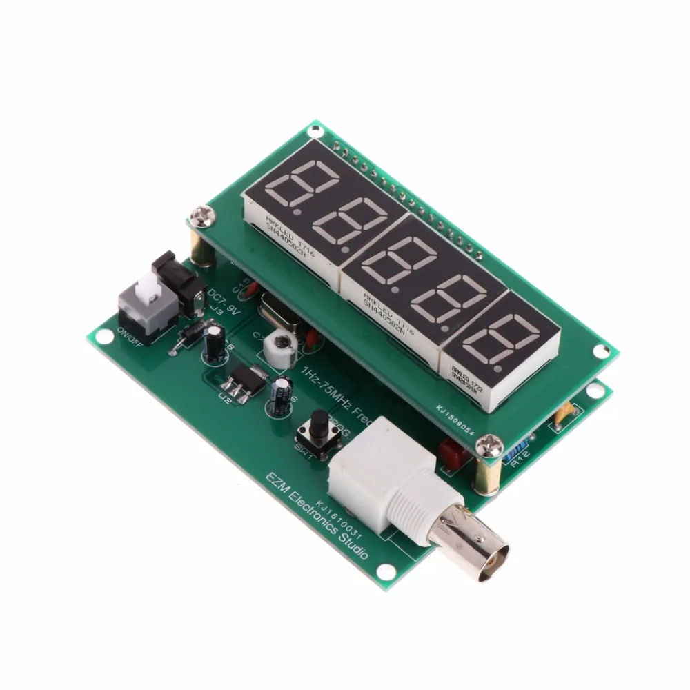 1Hz 75MHz счетчик частоты 7 V 9 50mA модуль измеритель измерители инструменты|Измерители