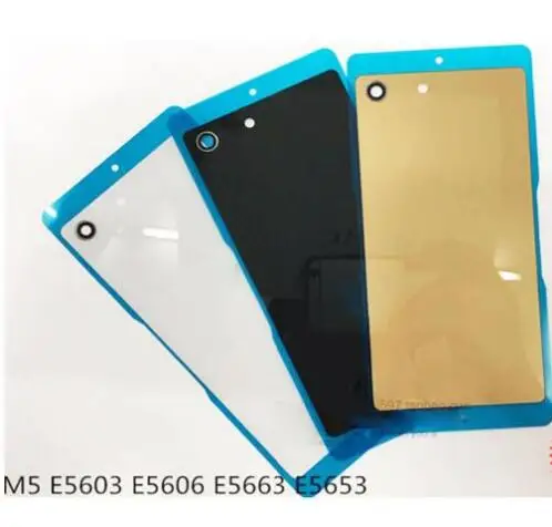 Задняя крышка для Sony Xperia M5 E5603 E5606 E5653 двойная задняя запасная батарейного отсека с