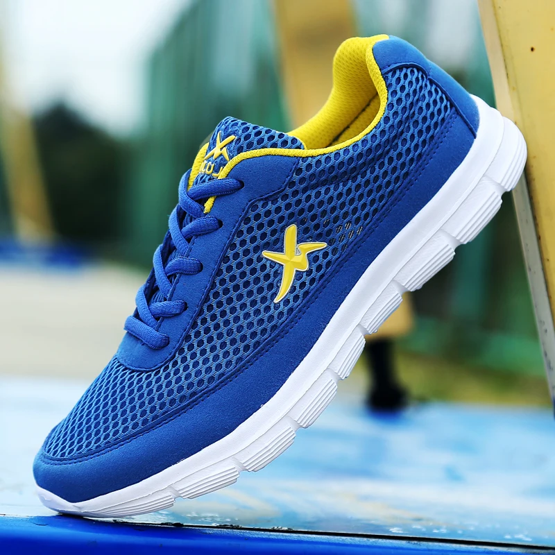 

Breathable Casual Shoes Fashion Large Size Men's Shoes 45 Comfortable Lightweight Mesh Shoes