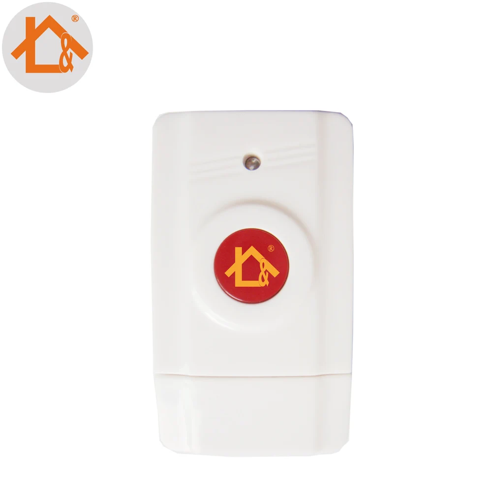 

1pcs Wireless 433Mhz Panic Button used for emergency help GSM Alarm System Accessory Without Battery