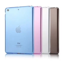 Case for iPad Air 2 soft rubber TPU Protective Skin Back Cover Silicone For Apple iPad Air 2 9.7 for ipad 6 Tablet Accessories